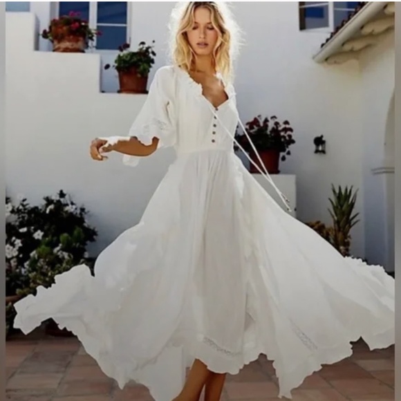 Free People Beach Bliss Maxi in Taupe - Picture 6 of 6